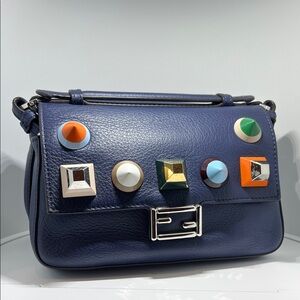 Fendi Micro Double Baguette Studded Bag